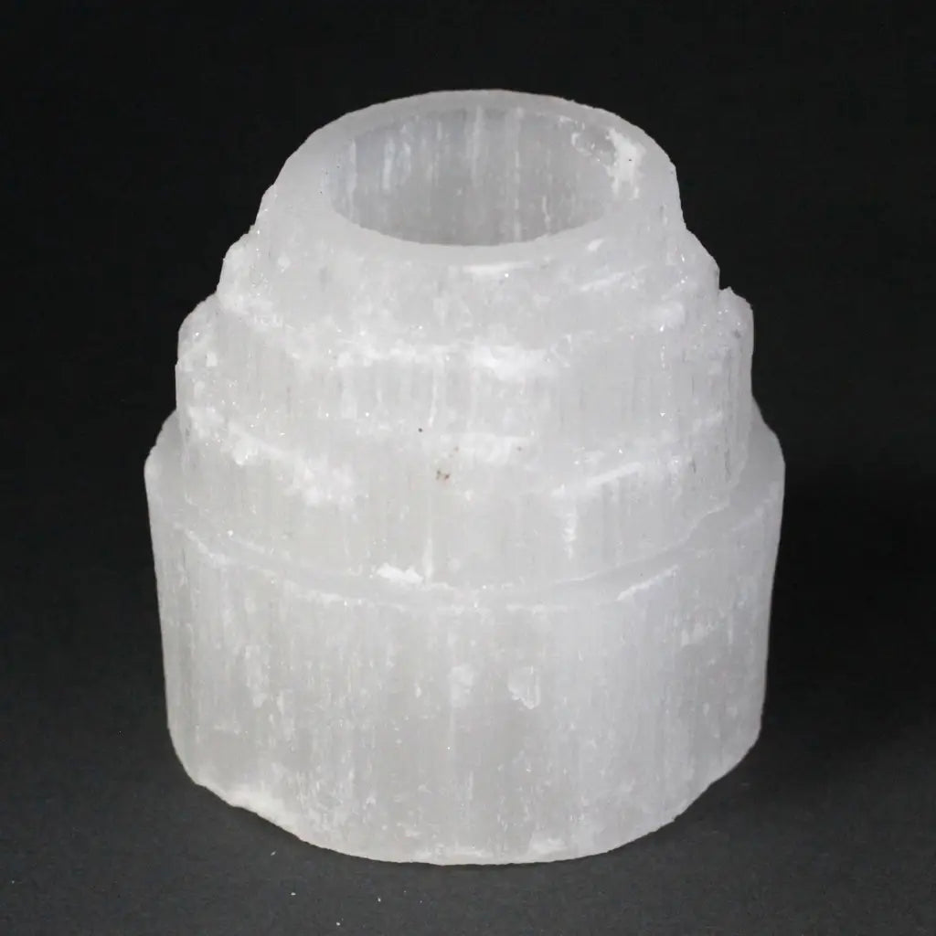 Candelabro selenite High Mountain - 8 cm - unidade 8x8x8