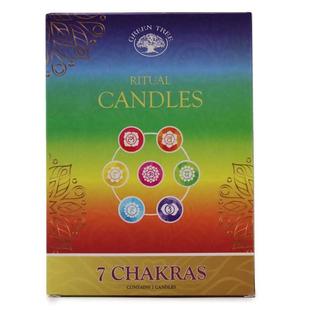 7 Conjunto de velas - 7 chakras 