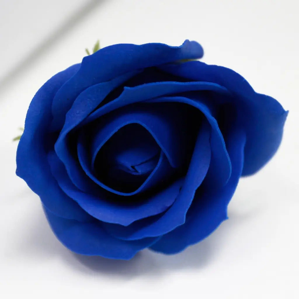 Flor Média de de Sabão - azul real 5x6.5 (cm)