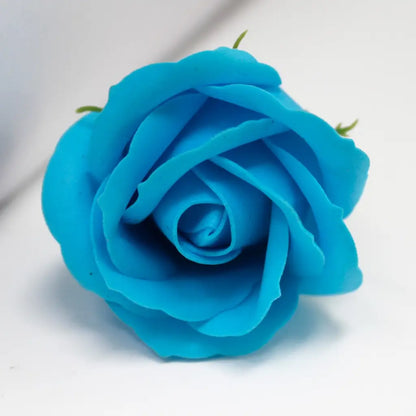 Flor de sabão média - Rosa azul - Unidade - 5x6.5 (cm)