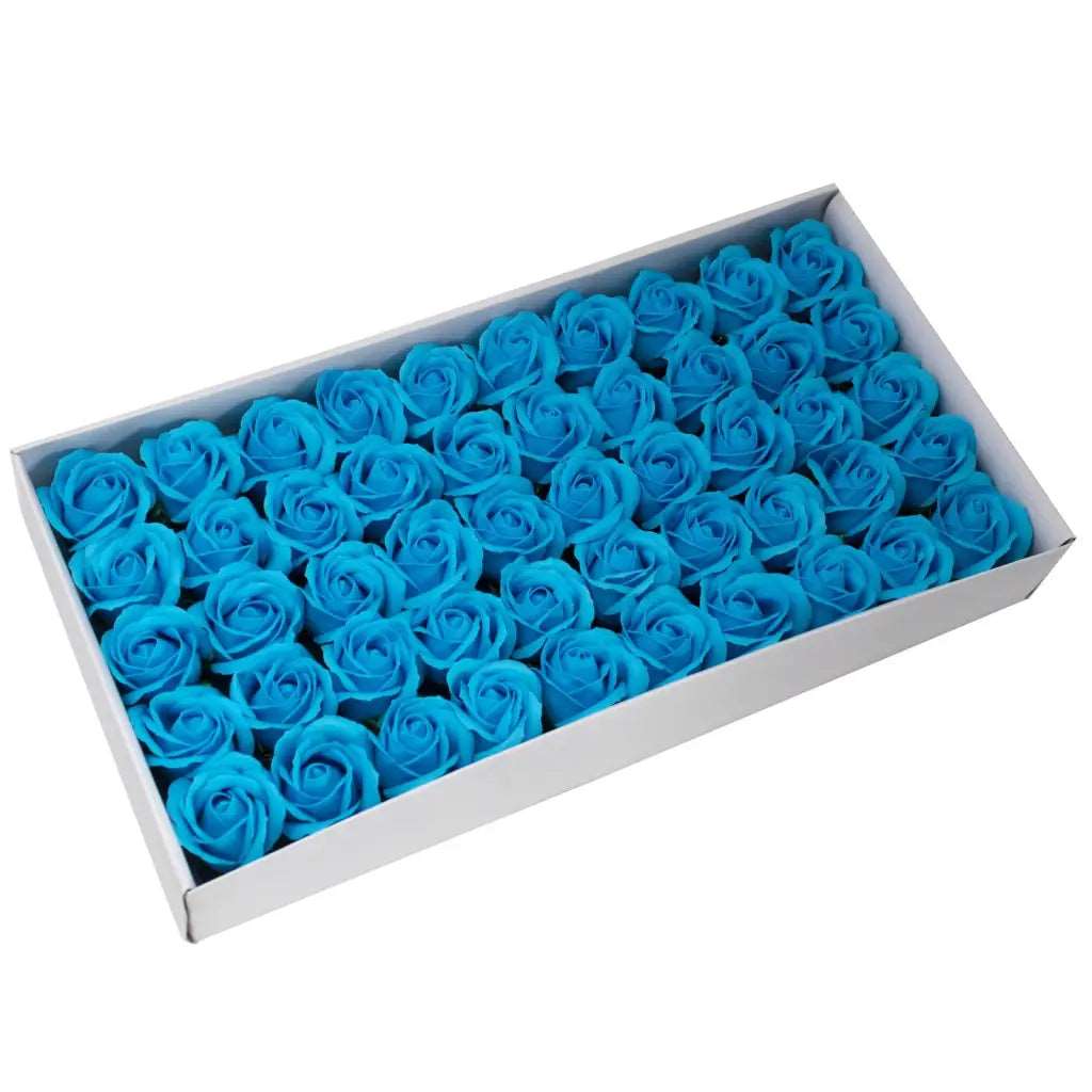 Flores Artesanais de sabão - Rosa azul - Unidade