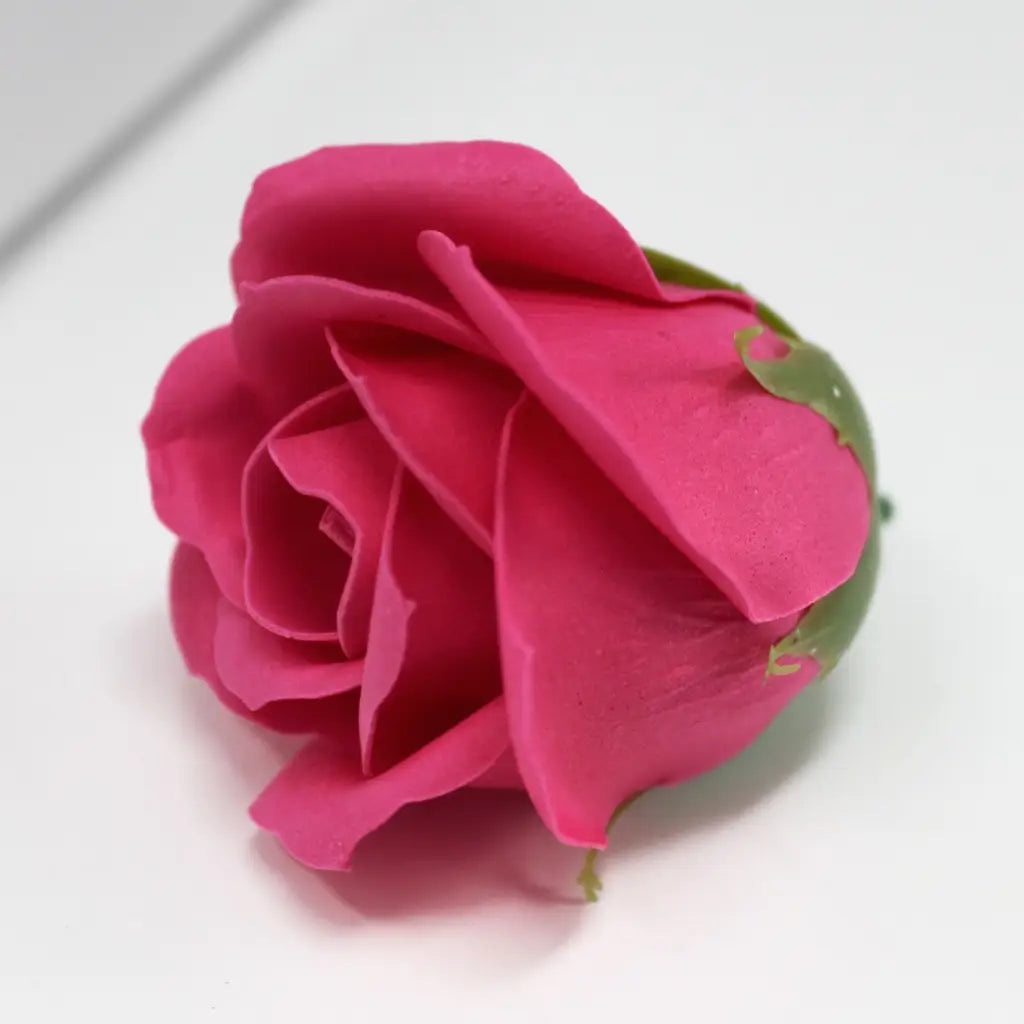 Flor de sabão média - Rosa - Unidade - 5x6.5 (cm)