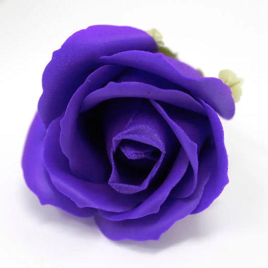 Flor de sabão média - violeta - Unidade - 5x6.5 (cm)