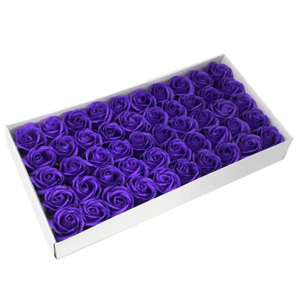 Flores Artesanais de sabão - violeta - Unidade