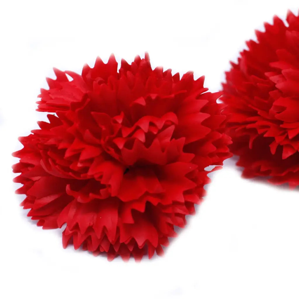 Flores Artesanais de sabão - cravo Vermelho - Unidade - 7x5