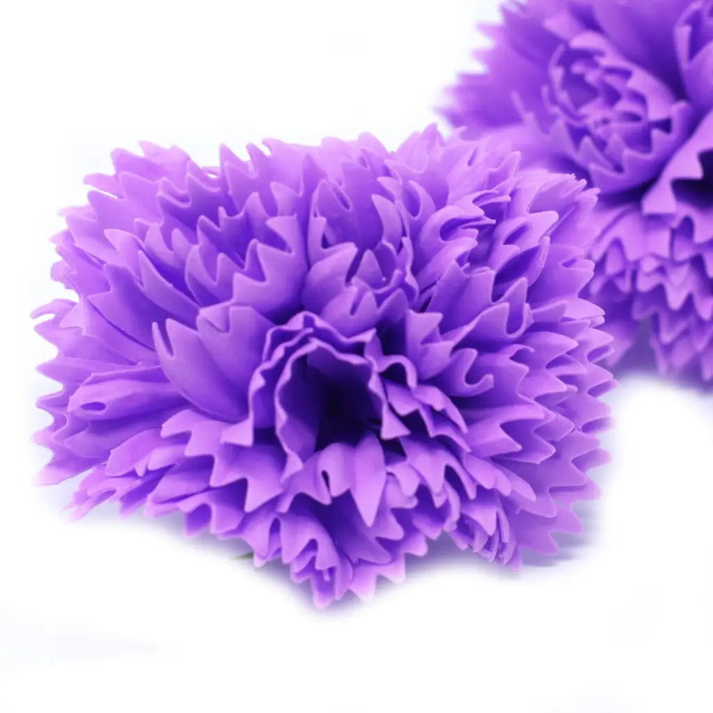 Flores Artesanais de sabão - Cravo Violeta - Unidade