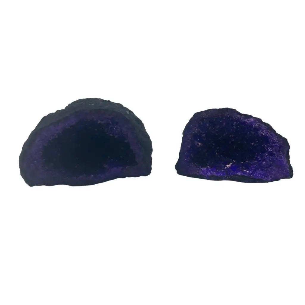 Geodo de Calcite colorido - Black Stone - Purple - unidade