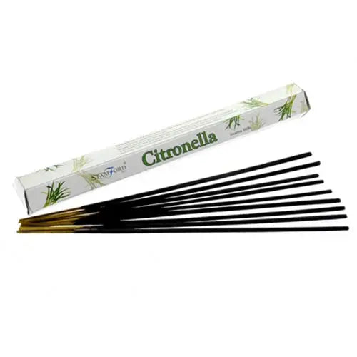 Incenso premium de Stamford - Citronela 9x25x6 (cm), 1.35L, 0.03Kg/L