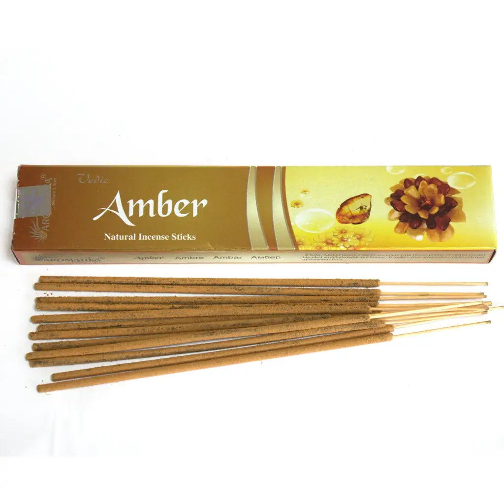 Védico -Incense Sticks - âmbar