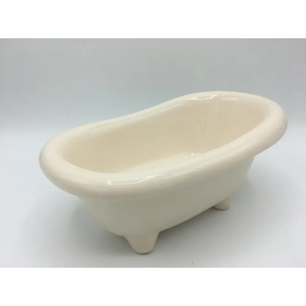 Mini banhos de cerâmica - Ivory - unidade 19x12x9 (cm)