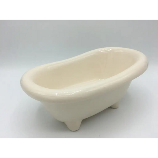 Mini banhos de cerâmica - Ivory - unidade 19x12x9 (cm)