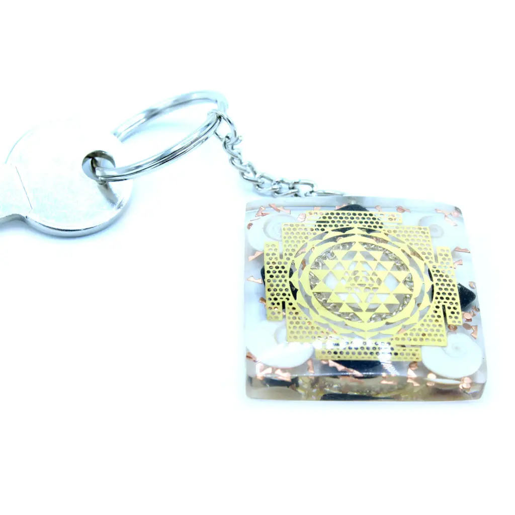 Orgonite Power Keyring - Home Protect Tourmaline