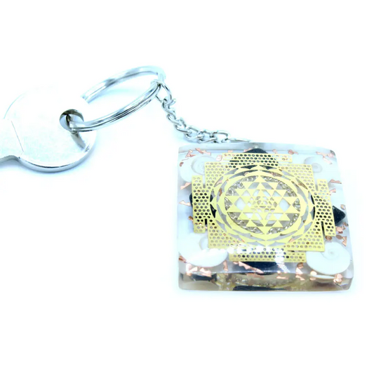 Orgonite Power Keyring - Home Protect Tourmaline