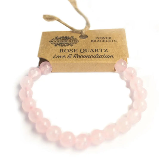 Pulseira de Energia - quartzo rosa - unidade 10x6x0.5 (cm)