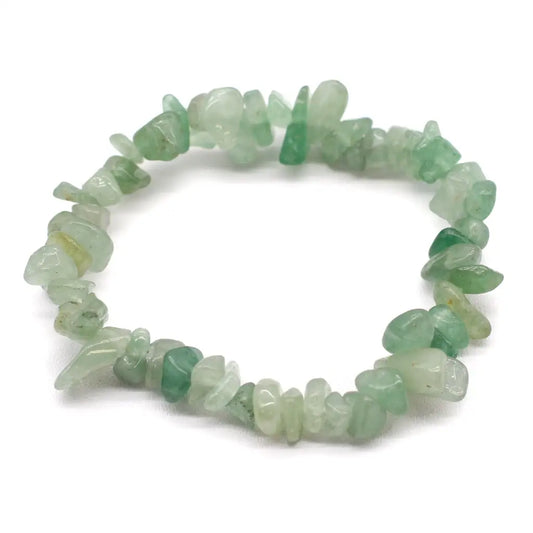 Pulseiras Fragmentos de Pedras Preciosas - Aventurine Green 8x2x1 (cm)