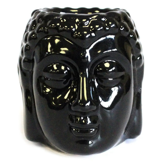 Queimador de Óleo Buda - Preto - 8.5x8.5 cm