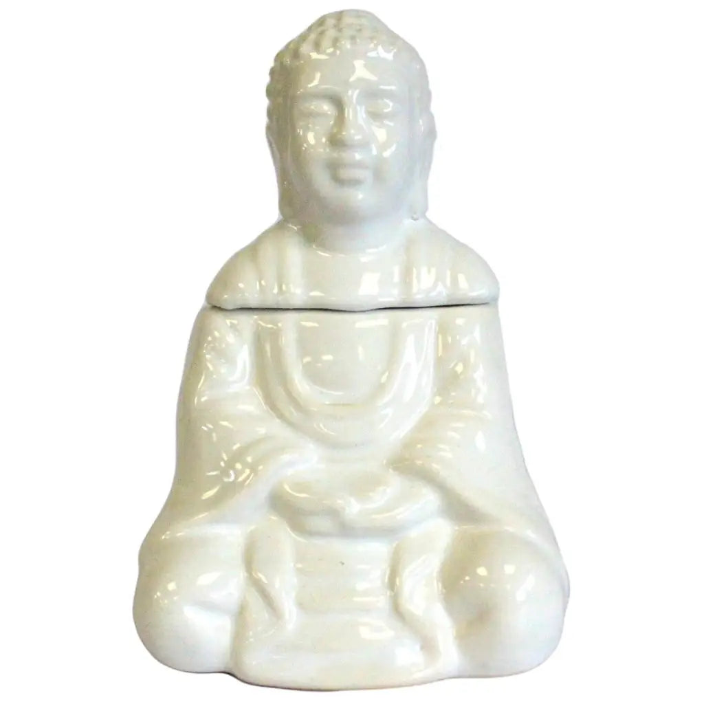 Queimador de Óleo Buda sentado - Branco - 0.4Kg