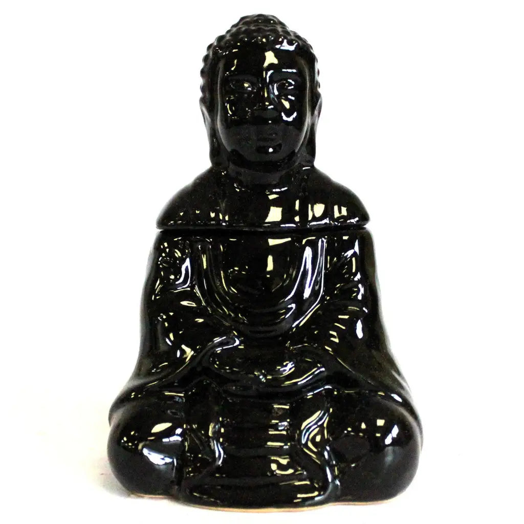 Queimador de Óleo Buda sentado - Preto - 0,4Kg