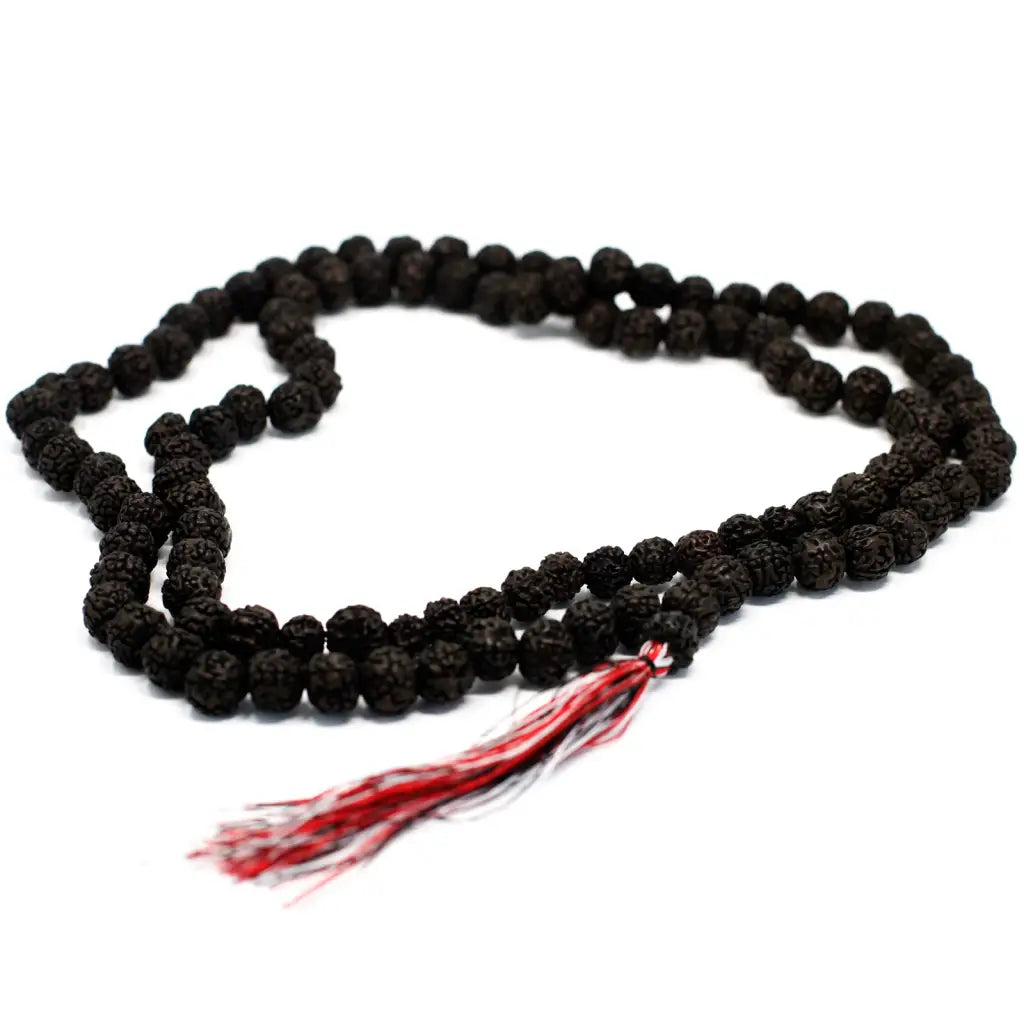 Rudraksha Japa Mala 108 - Escuro - 65x1 (cm)