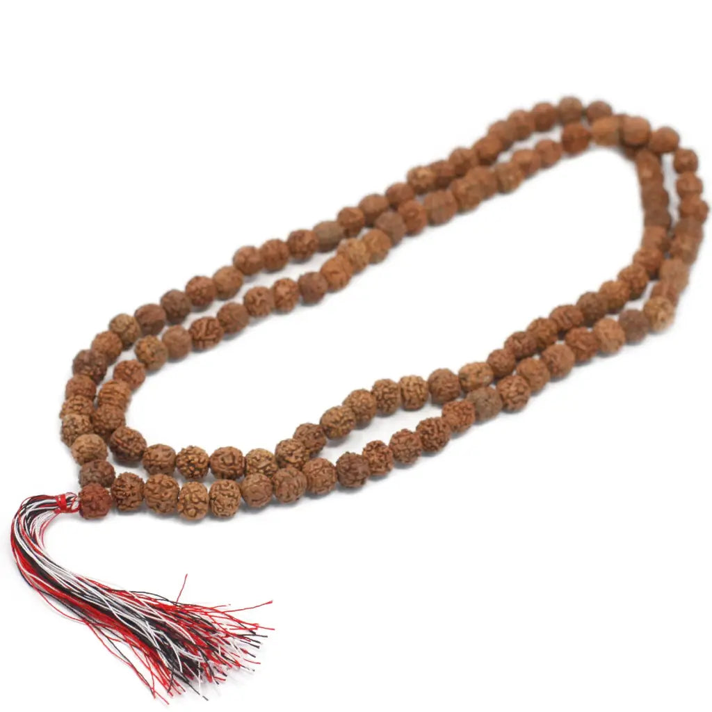 Rudraksha Japa Mala 108 - Natural - 65x1 (cm)