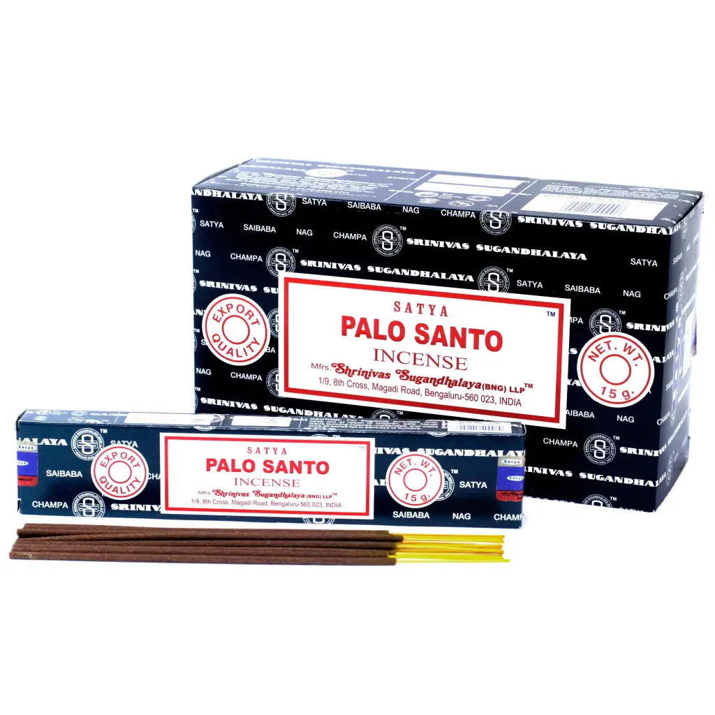 Varas de incenso de 15gm de Satya - Palo Santo 22x4x2 (cm), 0.176L, 0.085Kg/L