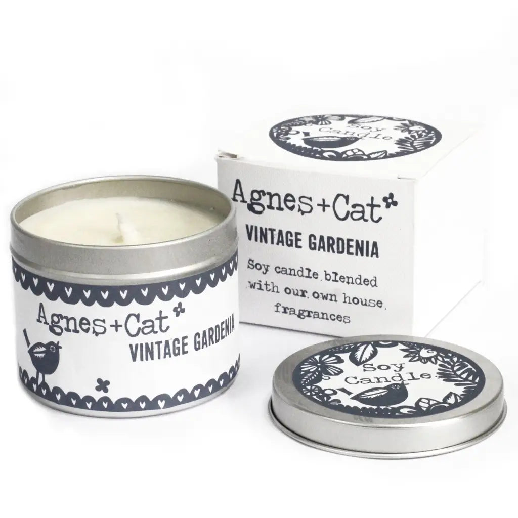 Velas enlatadas - gardênia Vintage