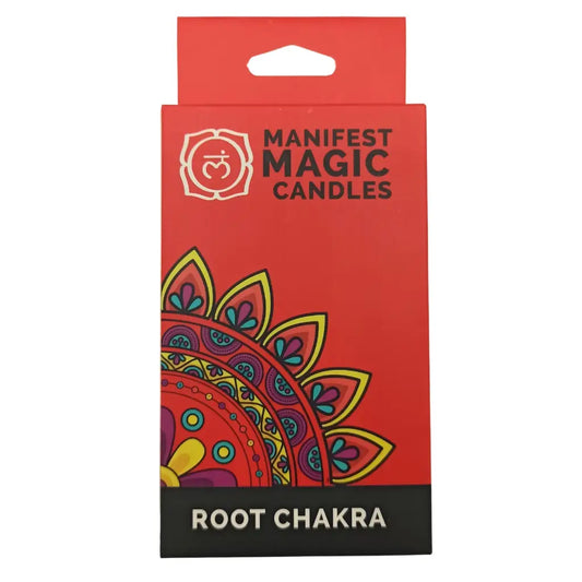 Velas de Manifesto Mágico (embalagem de 12) - Vermelho - Chakra da Raiz