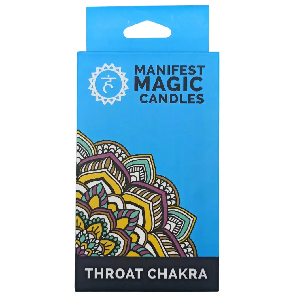 Velas Mágicas do Manifesto (pack de 12) - Azul - Chakra da Garganta