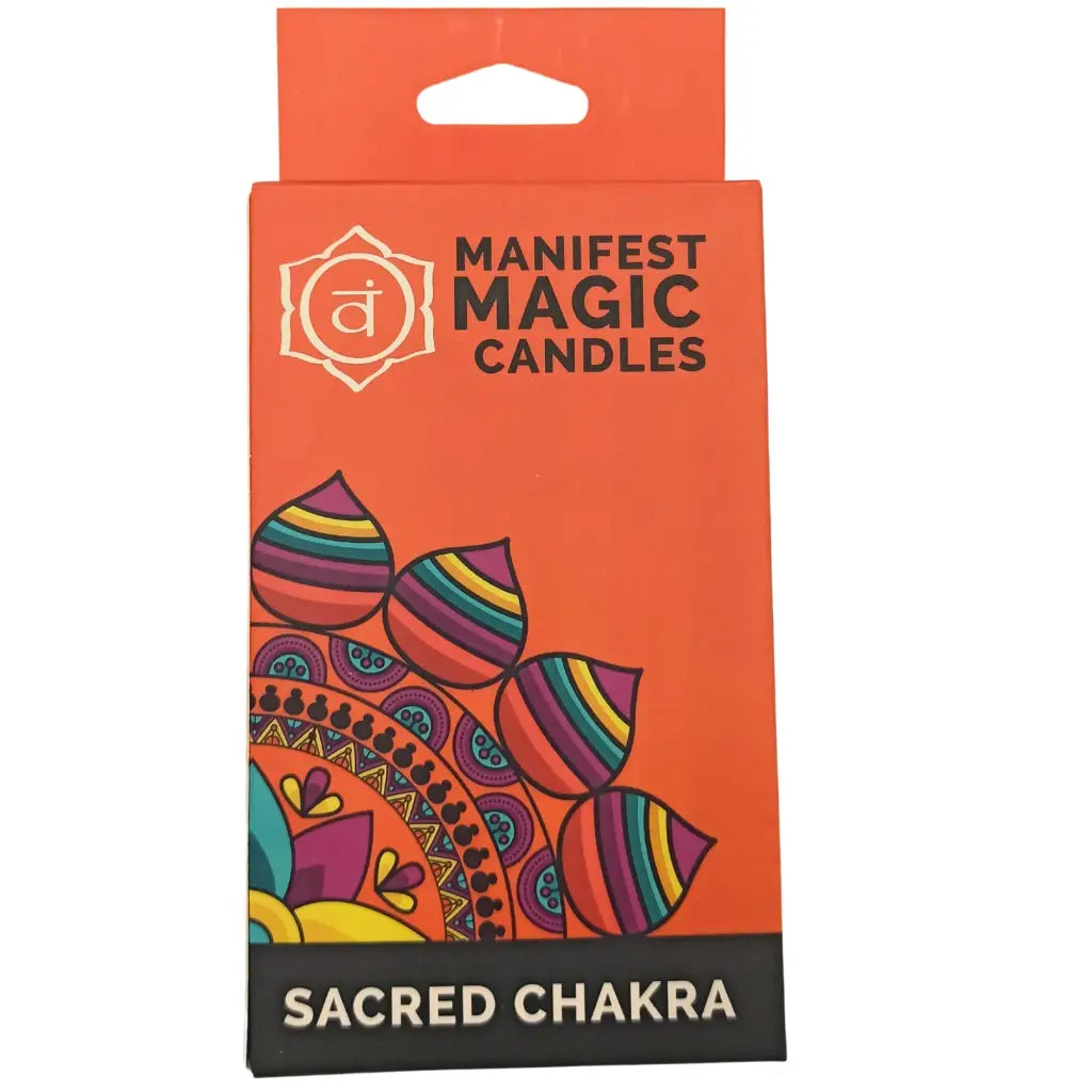 Velas Mágicas (pack de 12) - Laranja - Chakra Sagrado